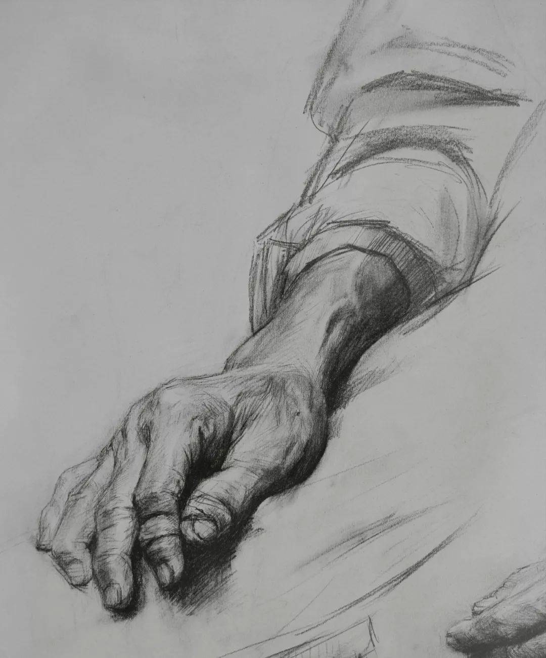 画人难画手94幅手部刻画作品拿去临摹