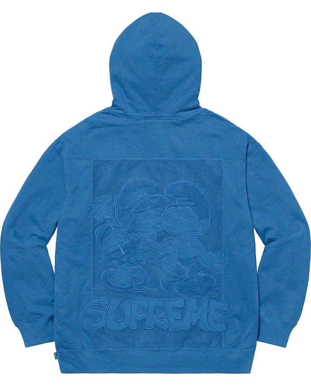 可爱炸裂supremex蓝精灵联名服饰正式发布开抢
