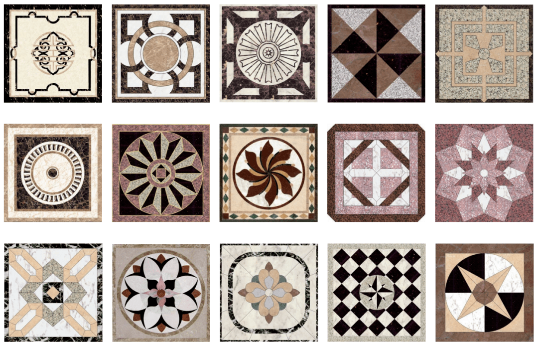 石材拼花圆的方的各种款式各种花色任您选择