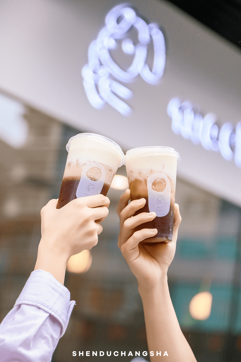 华中首店真的来咯正版麦吉machimachi奶茶现身五一广场