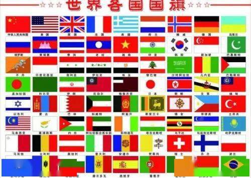 中国的五种旗帜图片