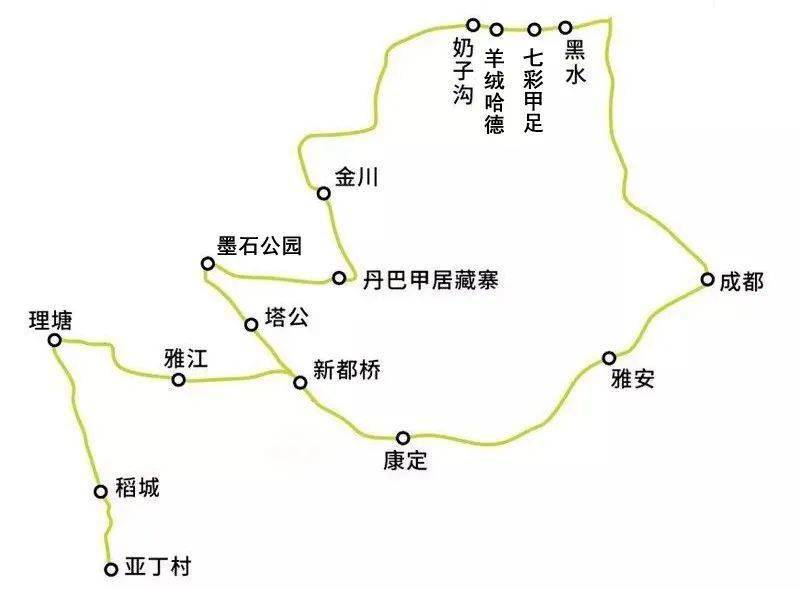驻地旅拍金秋黑稻8日新都桥稻城亚丁墨石公园甲居藏寨黑水彩林