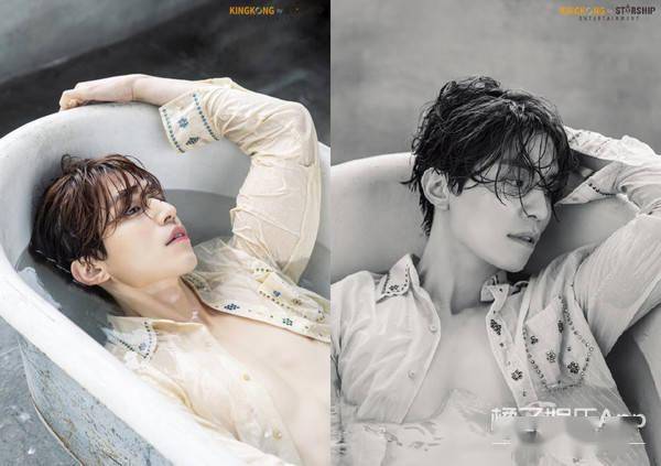 《鬼怪》阴间使者李栋旭再出圈,拍禁欲风浴缸大片,冻龄男神实锤!