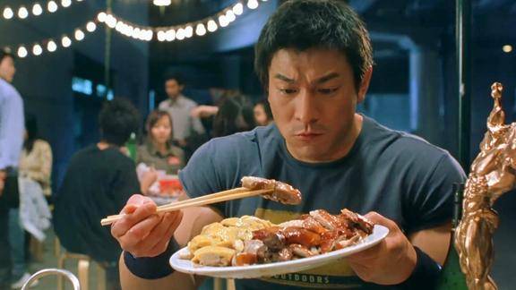 大块头有大智慧看刘德华是怎么吃饭的香港特色美食鸡鹅双拼