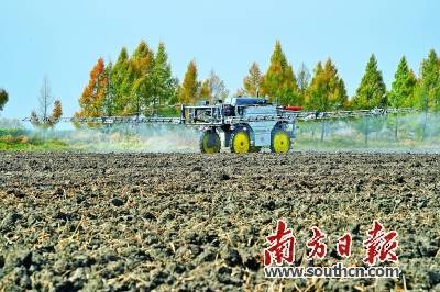 无人收割机,驶入建三江_农业