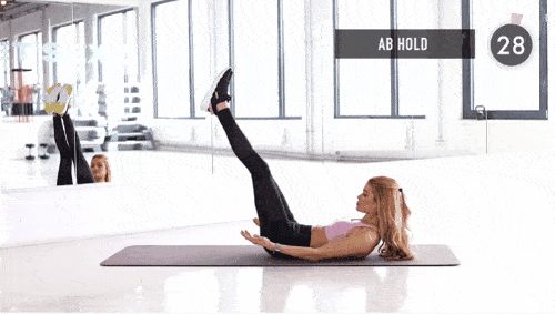 21天练出马甲线,每天10分钟"瘦腹秘笈"!(附动图)