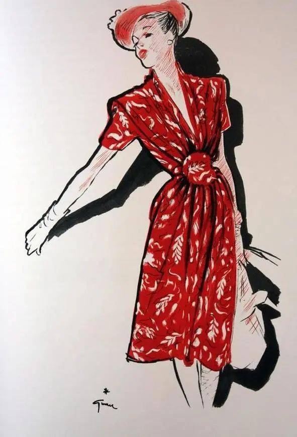 christiandior迪奥设计手稿曝光设计师笔下的复古年代