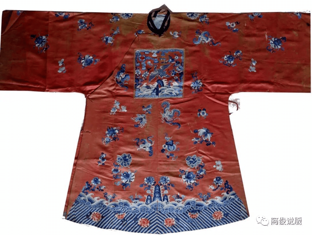 清汉女袄古董衣实物照片