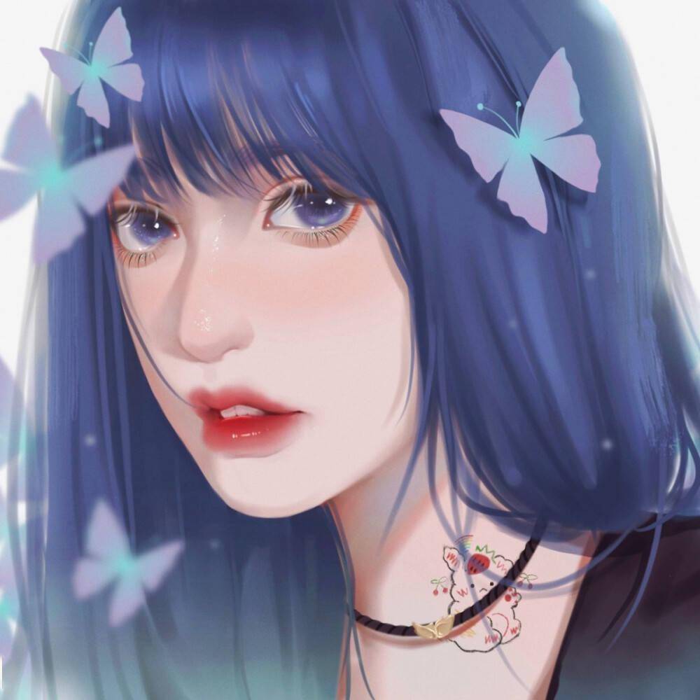 美丽俏皮个性女孩头像