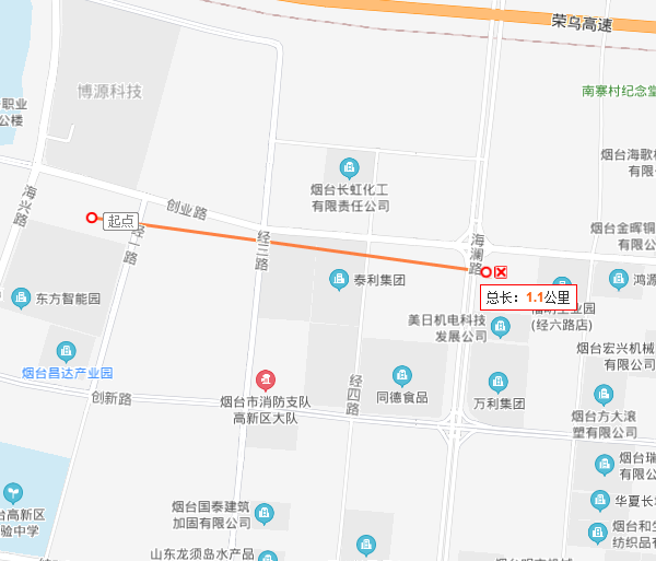 烟台二中高新校区地图图片