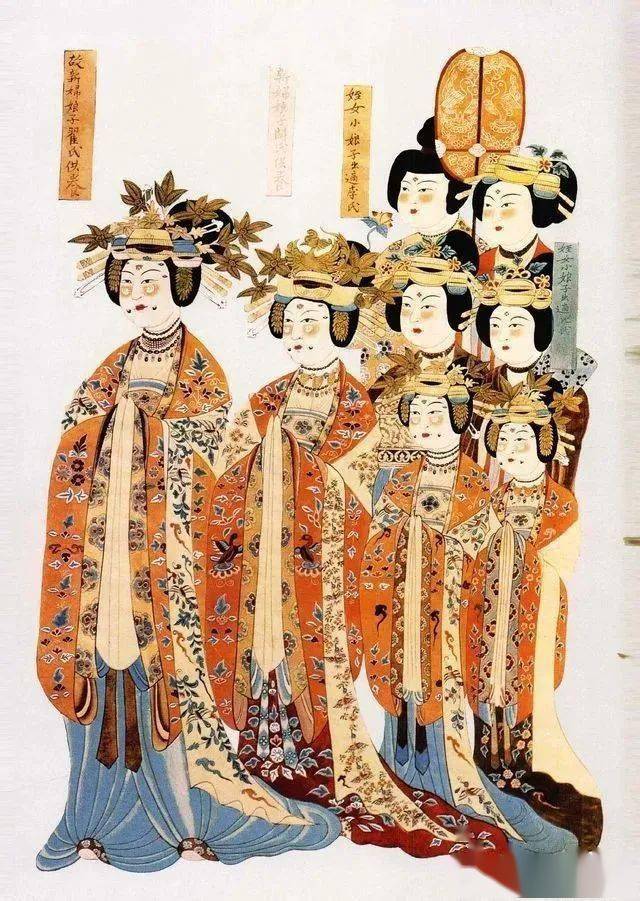 敦煌壁画风汉服感受盛唐的精致华美