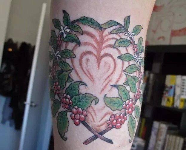 跟咖啡有关的纹身也许你也想要一个