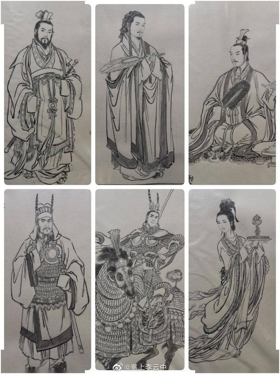 线条柔美飘逸每个人物角色气韵的刻画相当到位▼李云中始终秉承着作为