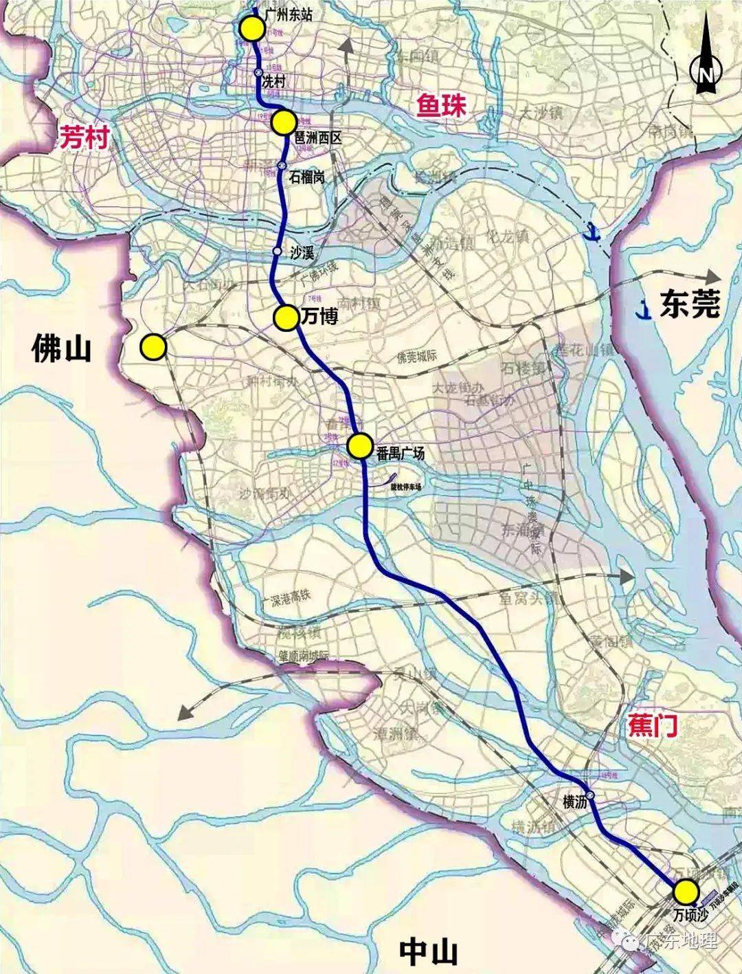 官宣廣州地鐵18號線中珠段啟動招標