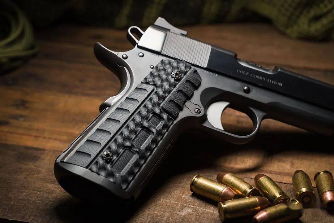 紧致贴合防滑减震手枪定制款握把片美图欣赏