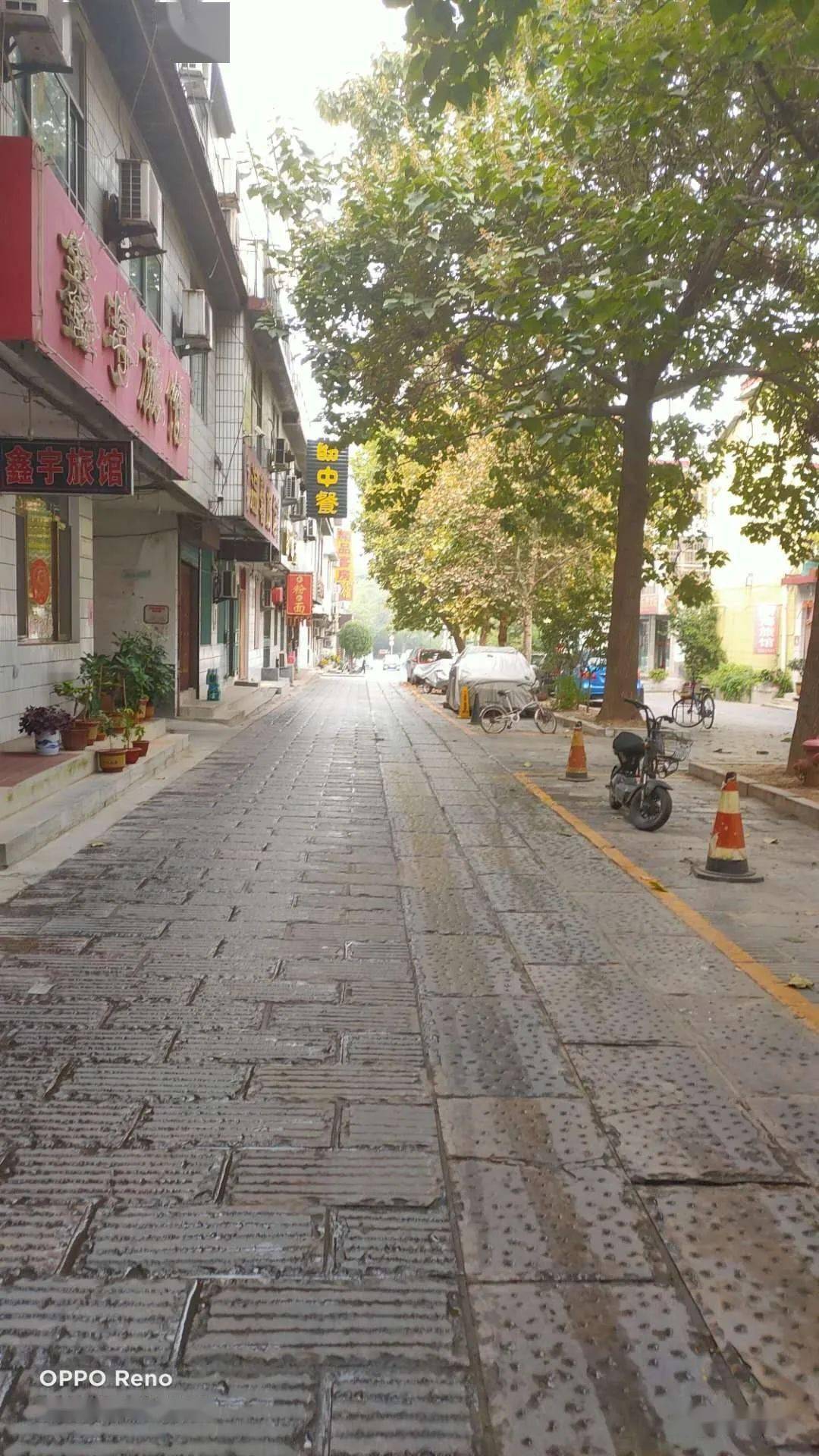 事发青州古城附近北营街都是停车惹的祸