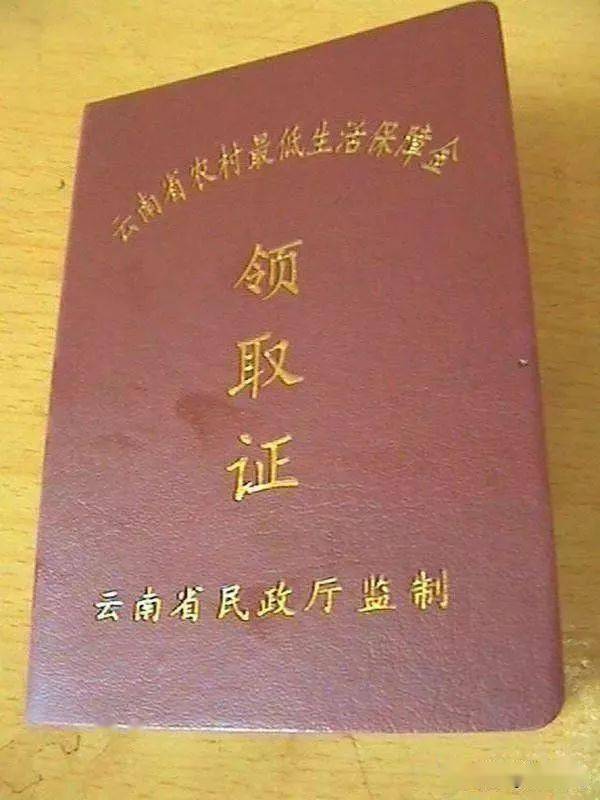 云南省低保证图片图片
