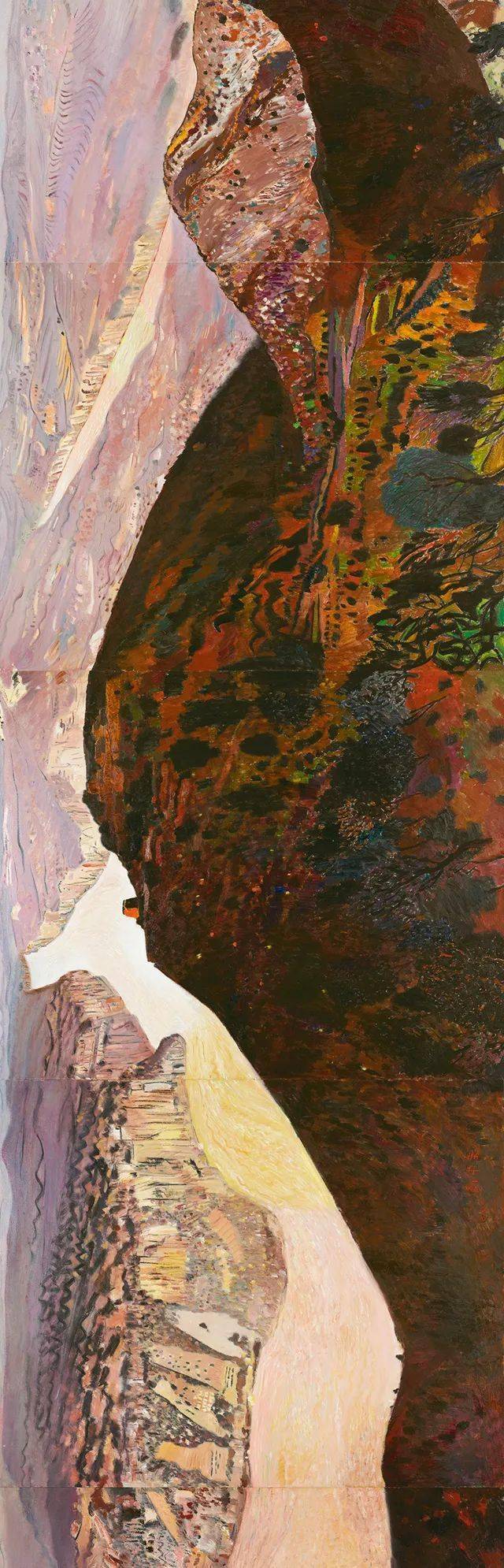 黄河魂赤子心王克举百米油画长卷展作品欣赏