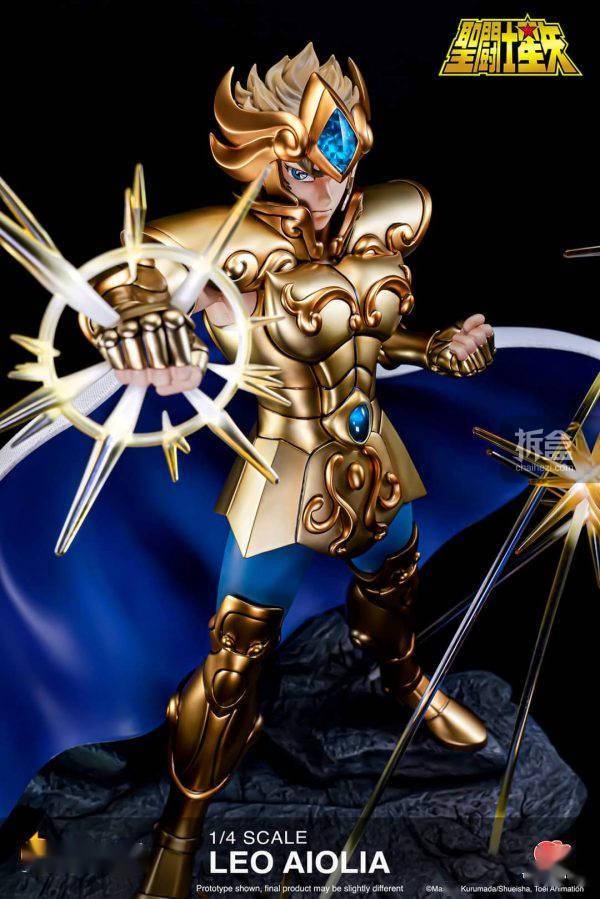 kidslogic黄金圣斗士狮子座艾欧里亚14雕像