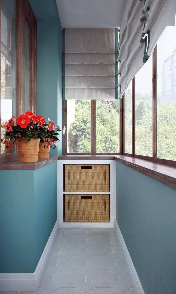 阳台也可以像卫生间一样挖个壁龛这操作绝了