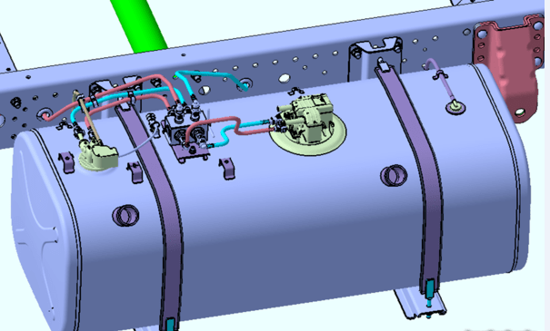 陕汽重卡丨冬季将至双腔油箱必不可少