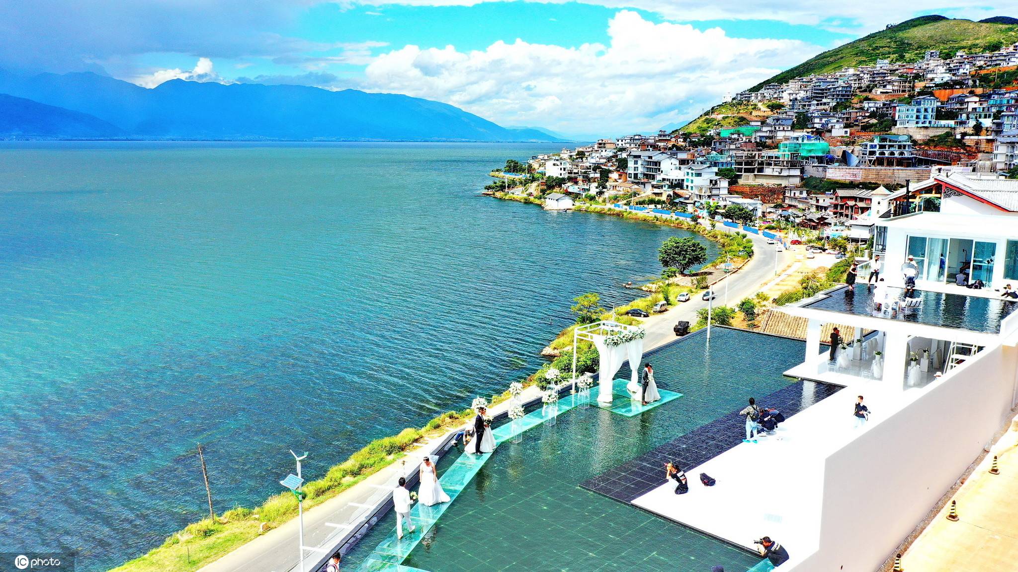 云南大理洱海秋景美如画