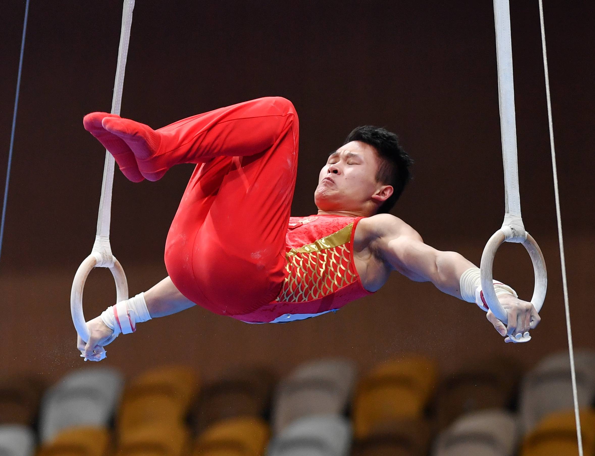 体操全国冠军赛男子吊环决赛赛况