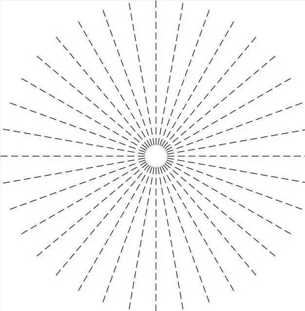 测试散光原来这么可怕快来测一下