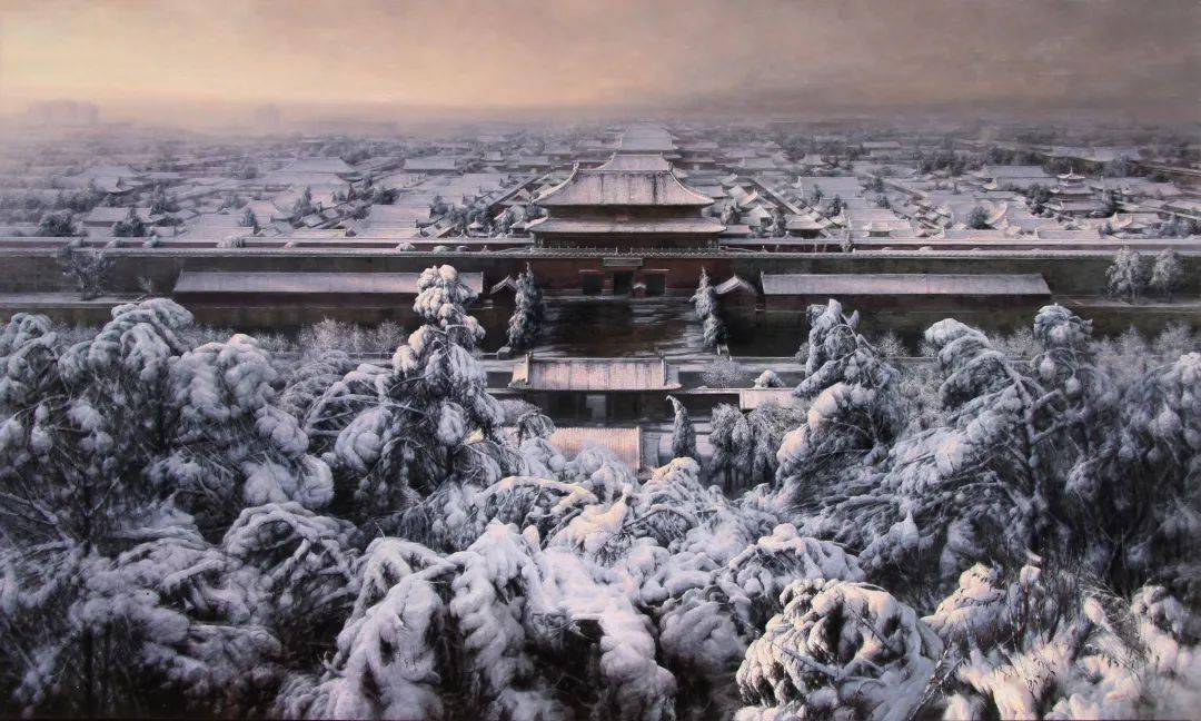 魏海彬作品:《 瑞雪紫禁城》