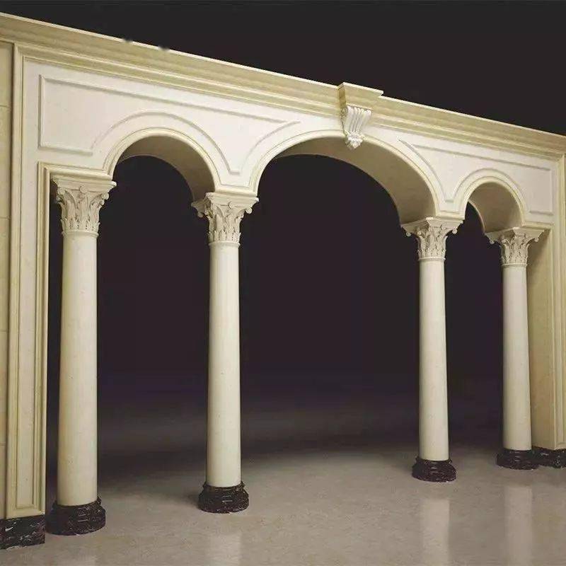 大理石做门洞垭口,首先要选择合适的线条形状,如果是欧式别墅或者是