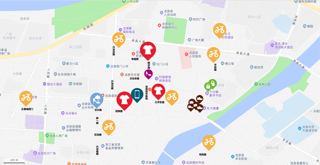 龙游这份最实用的"便民地图"!_服务