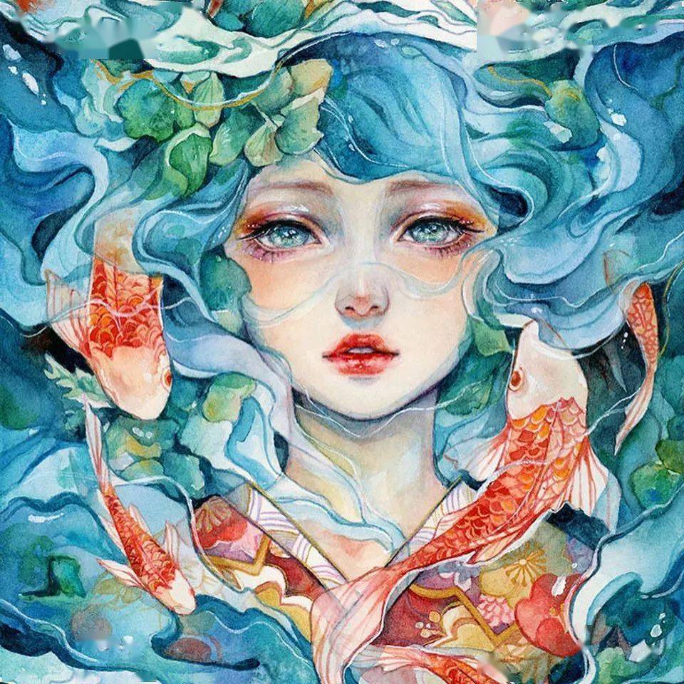 水彩插画