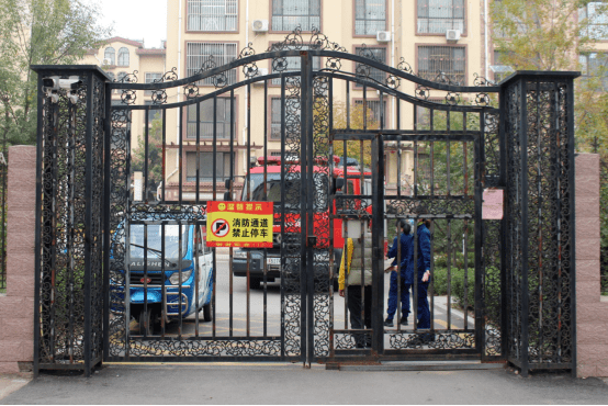 诸城市消防救援大队对小区消防车通道进行测试及第四次曝光