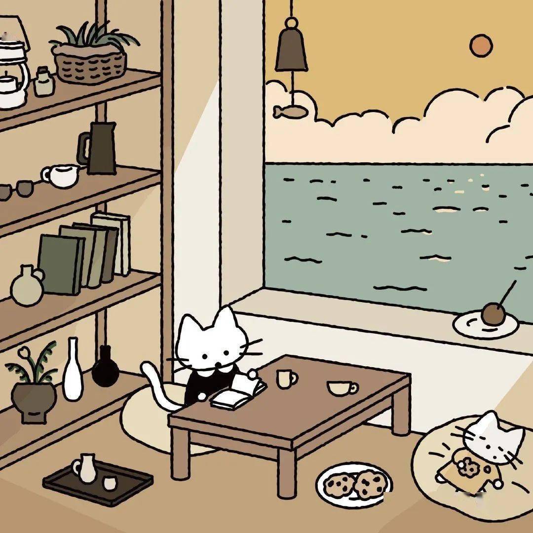 唯美治愈系小清新封面背景图