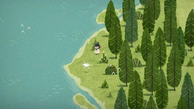 当然并不是随便拼的,陆地,湖泊,海洋,森林,沙滩等地形都用不同颜色