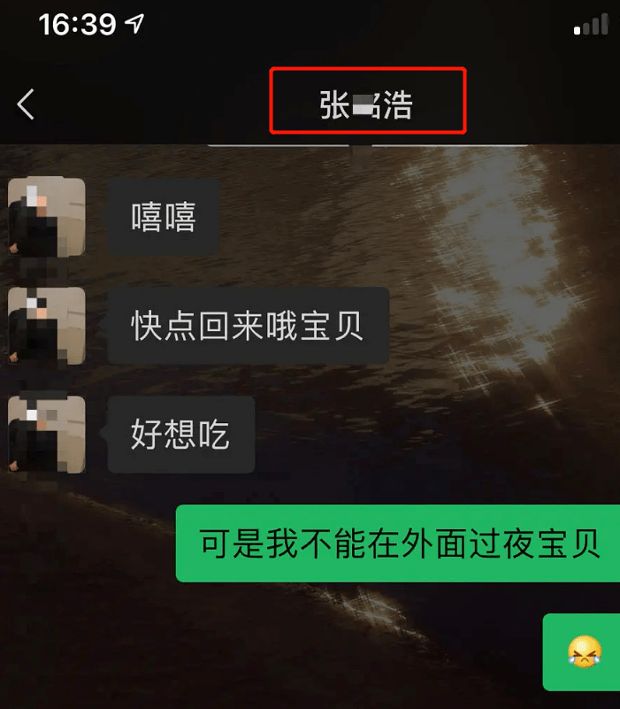 16岁鲜肉被曝恋爱,尺度聊天记录流出,与台上乖乖男形象反差大_张铭浩