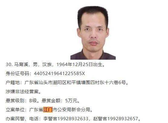 悬赏最高50万元江门公安通缉两名在逃嫌犯见到请立即报警