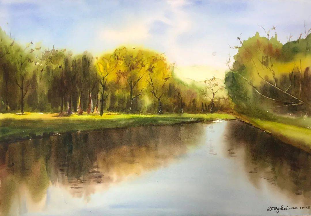 路上的风景武汉东湖写生画展