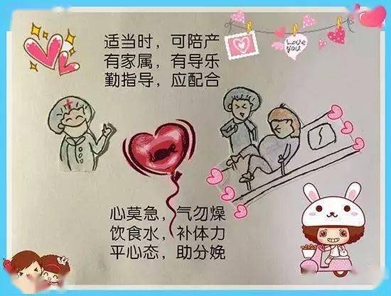 90后助产士手绘超萌助产漫画让每一位分娩宝妈心里暖暖的