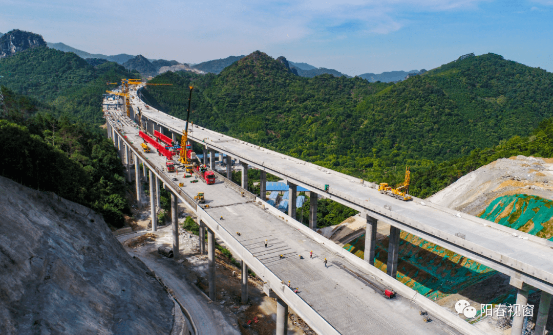 阳春这条高速12月底通车!_中阳