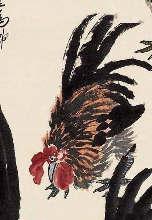 齐白石 大吉图(局部)