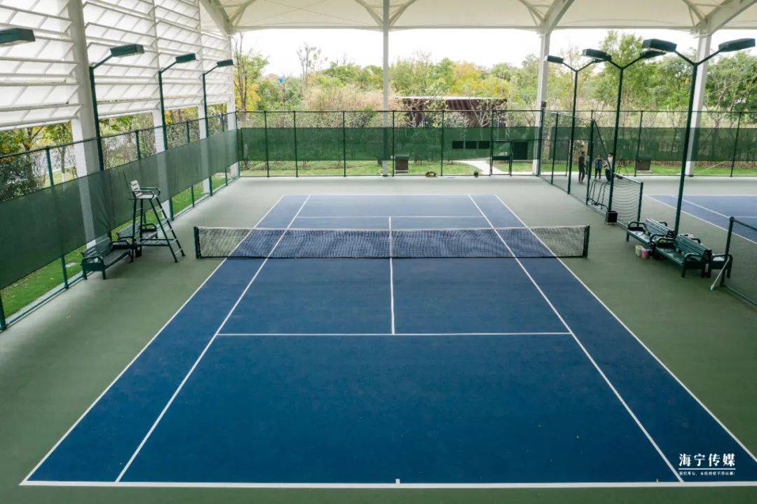 鹃湖网球场开放,澳网标准,收费吗?