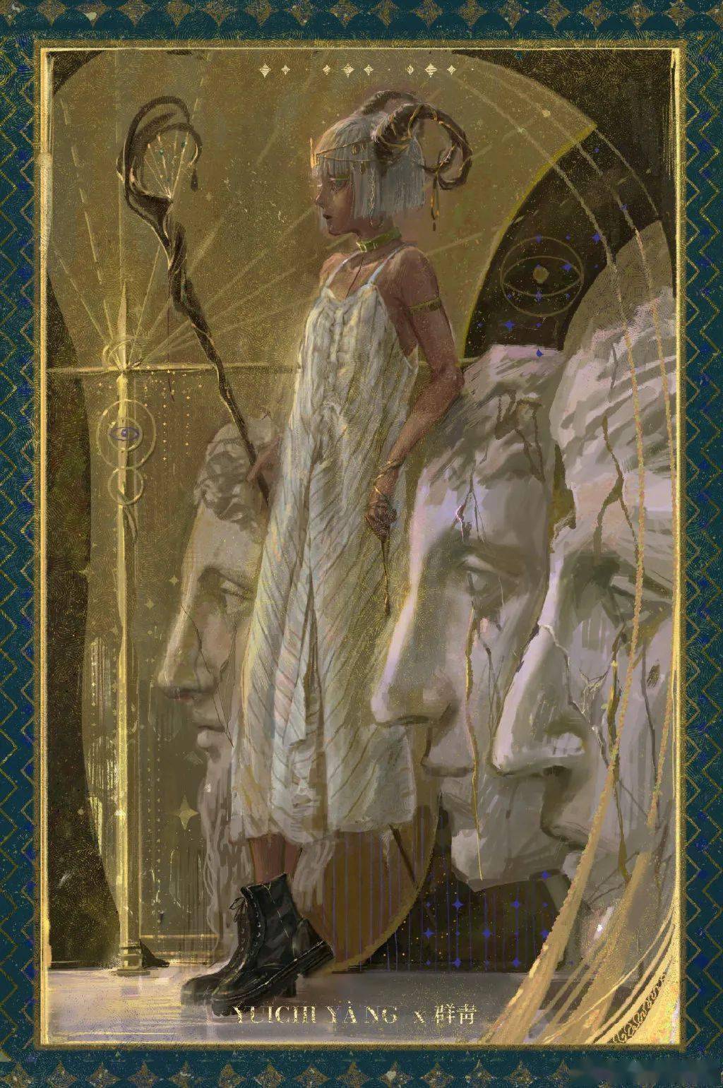 国人画师——群青打火机_作品