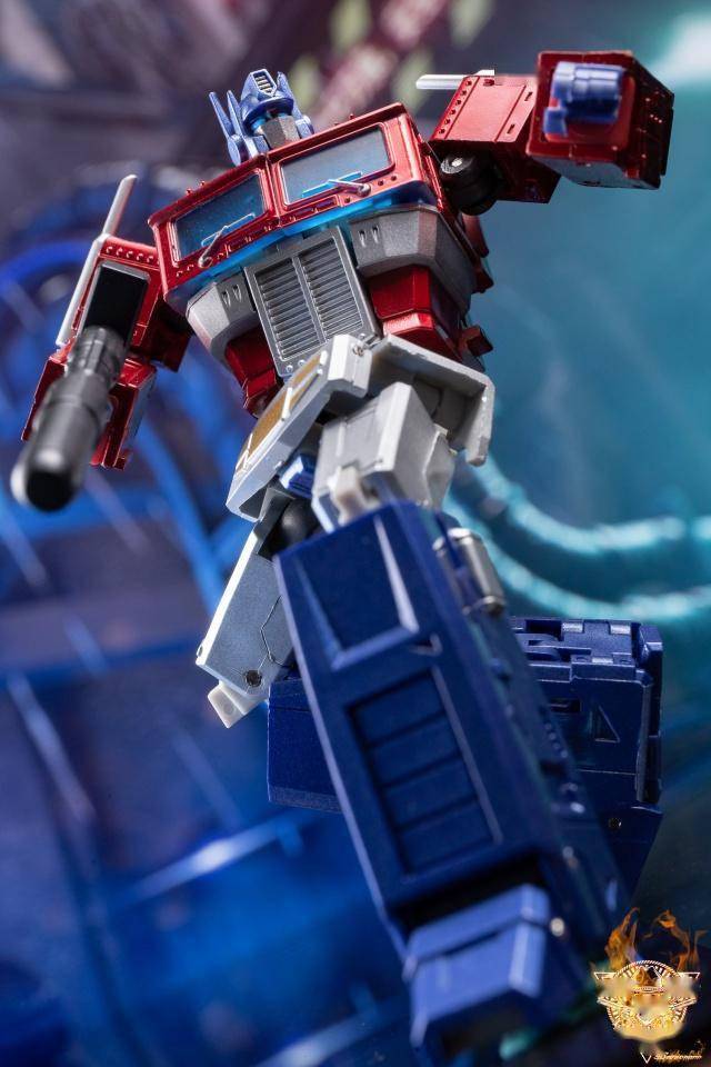 模玩测评:变形金刚第三方 ms-toys 金属色小擎天柱