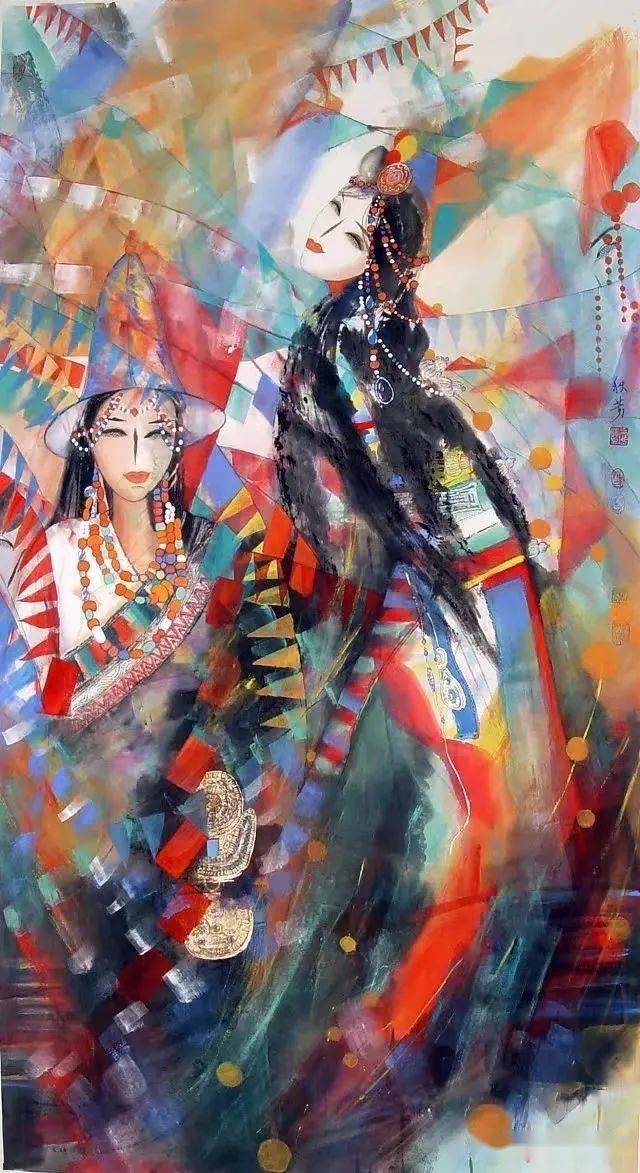 陈沫|极具浪漫主义色彩的水墨·彩墨艺术_作品