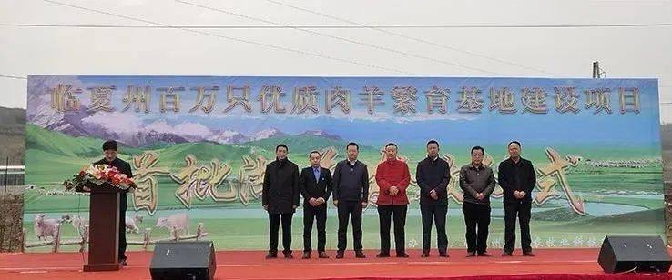 马文吉在致辞中代表县委,县政府向临夏兴星农牧业科技有限公司以及