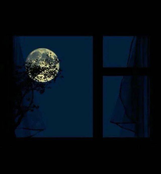 月光照进窗户图片图片