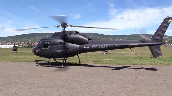 欧洲as355直升机起飞这螺旋桨的转速多快啊