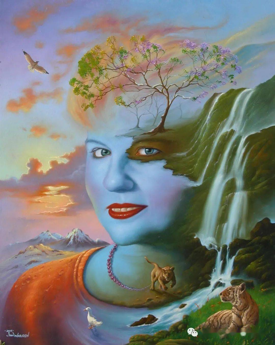 美国现代超现实主义画家吉姆 · 沃伦(jim warren)作品_封面