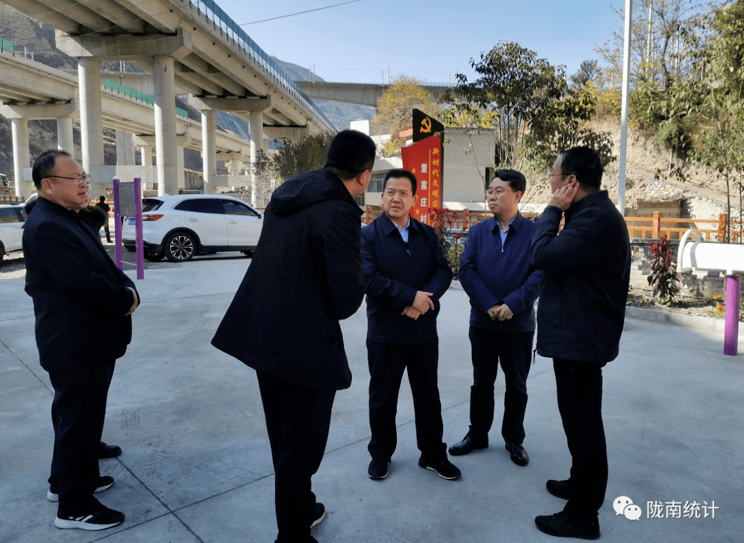 陇南市委常委常务副市长漆文忠督导陇南市第七次全国人口普查工作